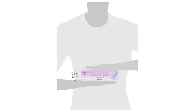2 Pack: Medline Accutouch Powder-Free Latex-Free Nitrile Exam Gloves, Blue, 100 count - Size Medium Or Large - Ships Same Next Day!
