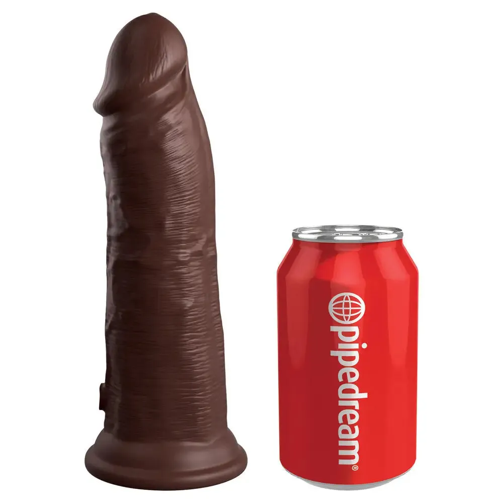 8-inch Pipedream Silicone Flesh Brown Penis Dildo with Suction Cup