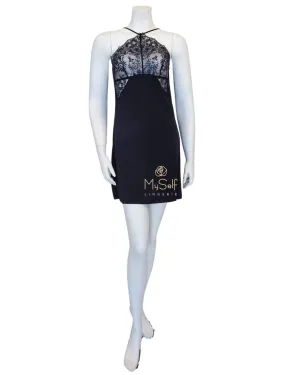 814312 Black Scene Stealer Chemise
