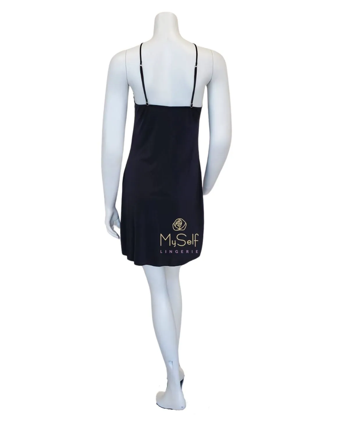 814312 Black Scene Stealer Chemise