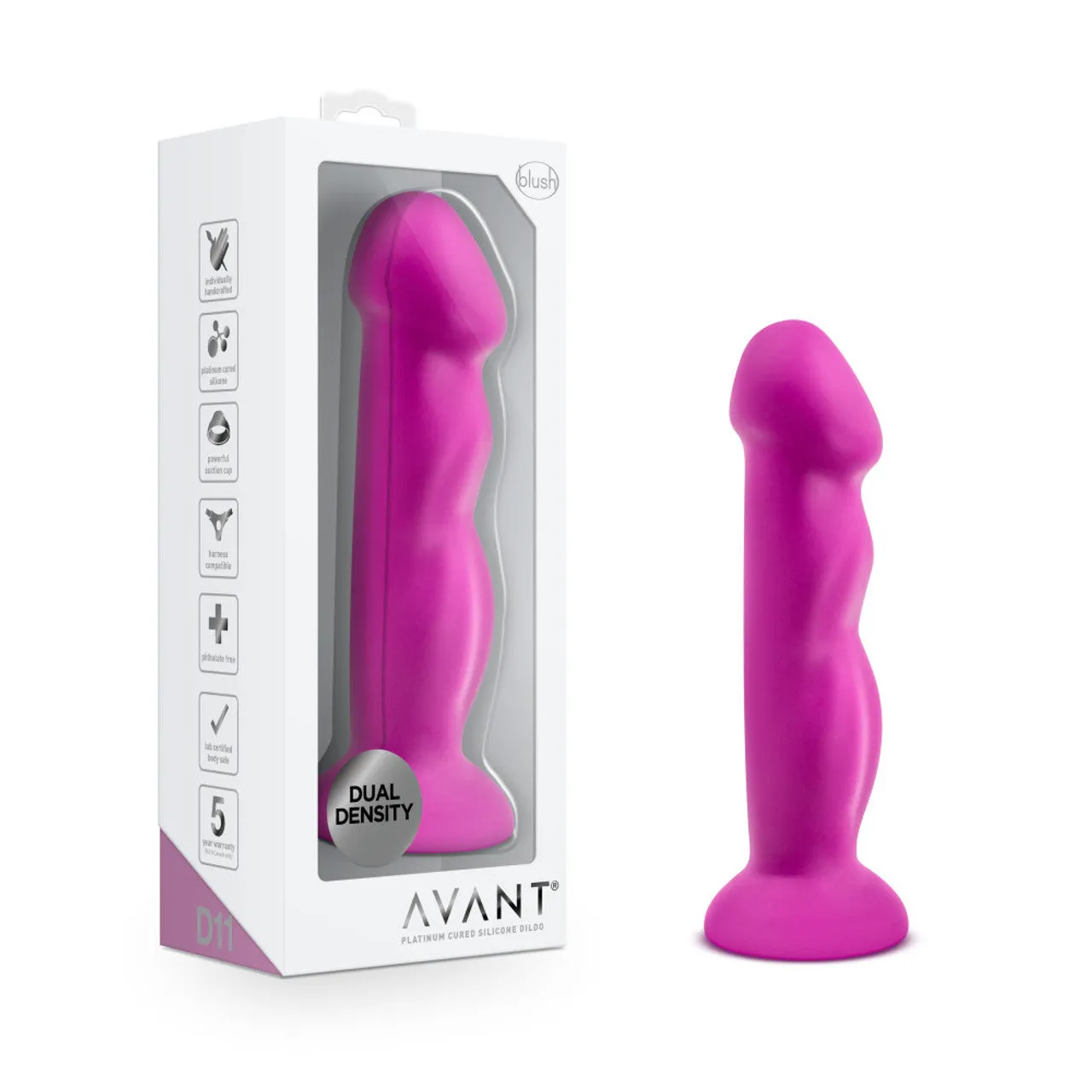 Avant D11 Suko Violet Silicone Dildo