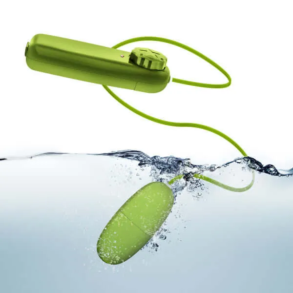 B Yours Power Bullet Lemon Lime Swirl Green Vibrator | Vibrant Pleasure in Your Hands