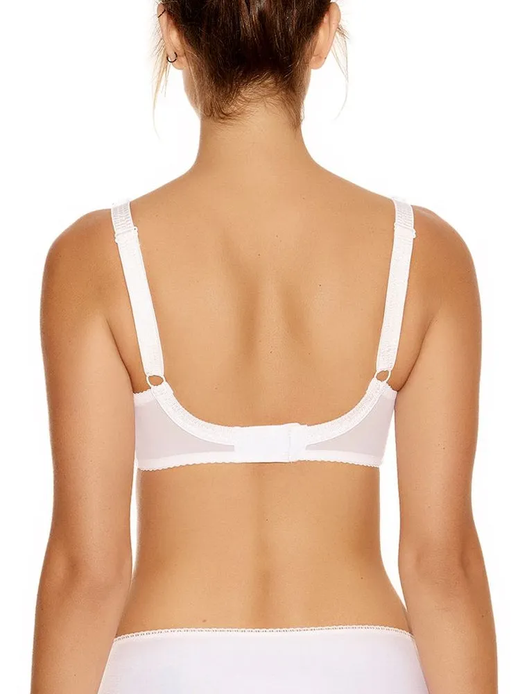 Belle Full Cup Bra - White