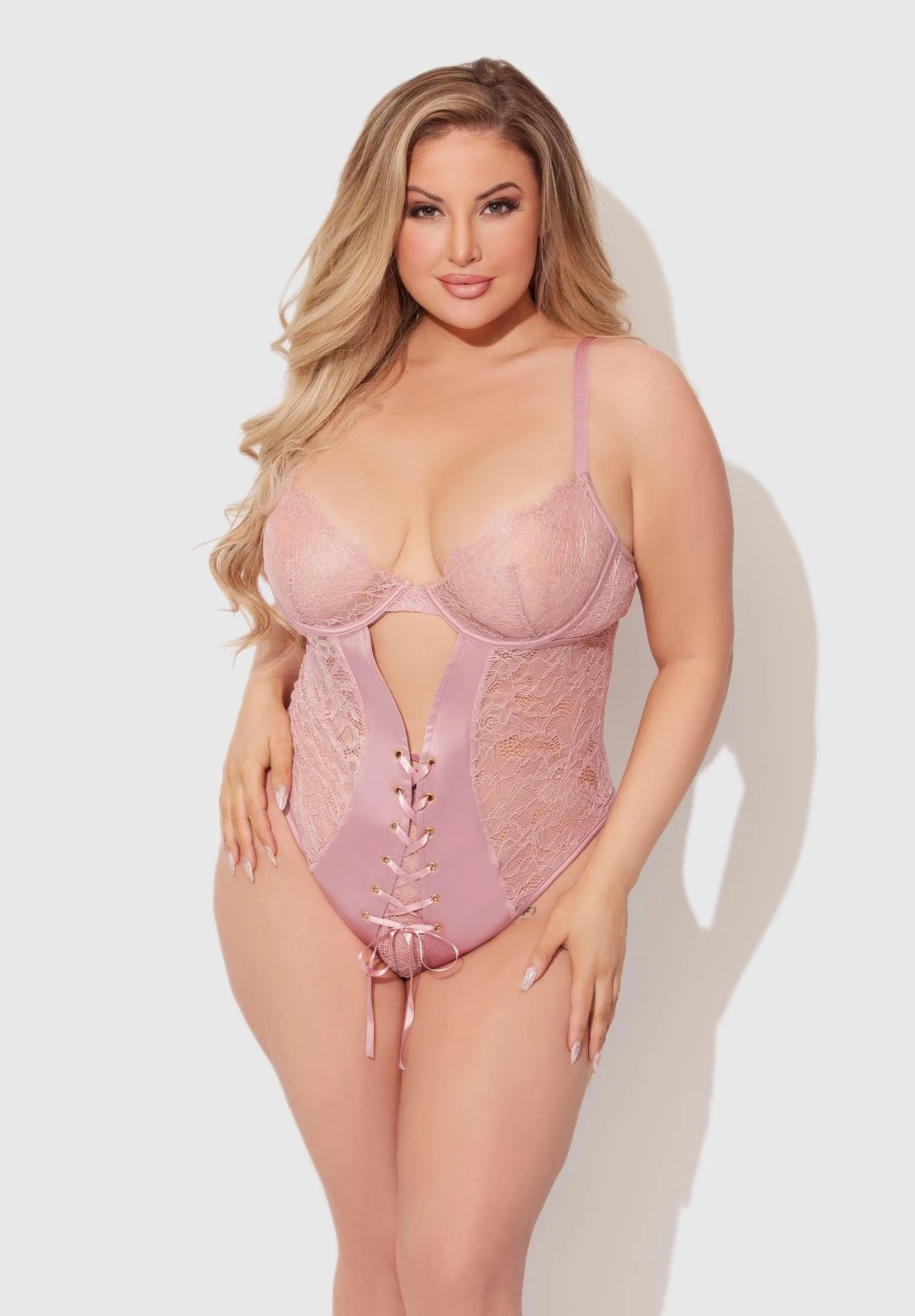 Blair Lace Up Teddy