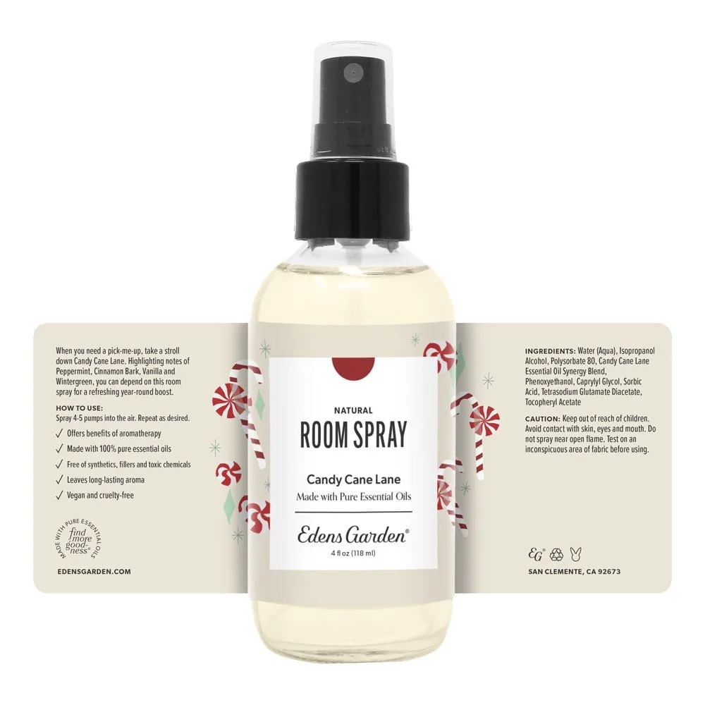 Candy Cane Lane Essential Oil Room Spray