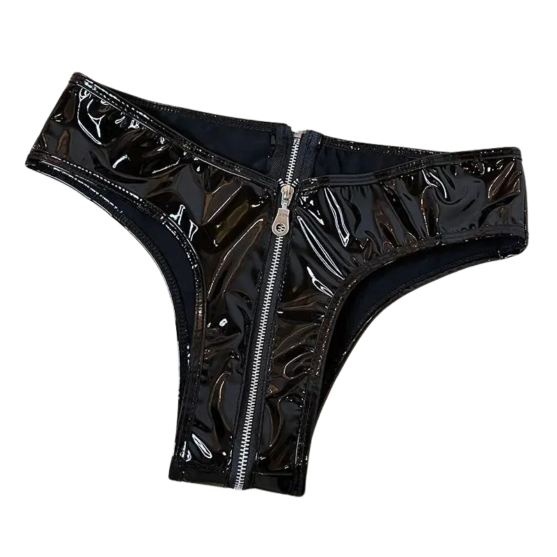 Come Closer | Sexy | Open Zipper | Triangle Pantie | Crotch less
