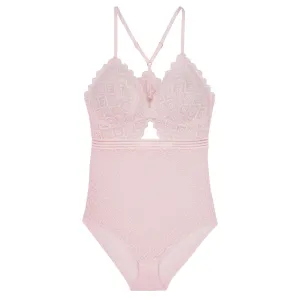 D01306N Pink Sienna Lace Bodysuit