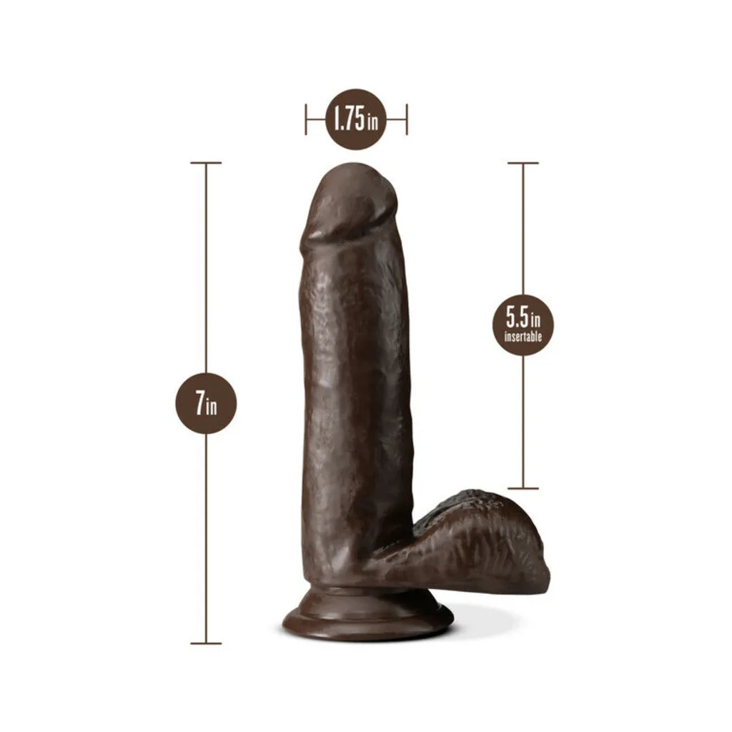 Dr. Skin Plus - 7 in Posable Dildo with Balls
