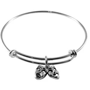 Drama Masks Charm Bracelet