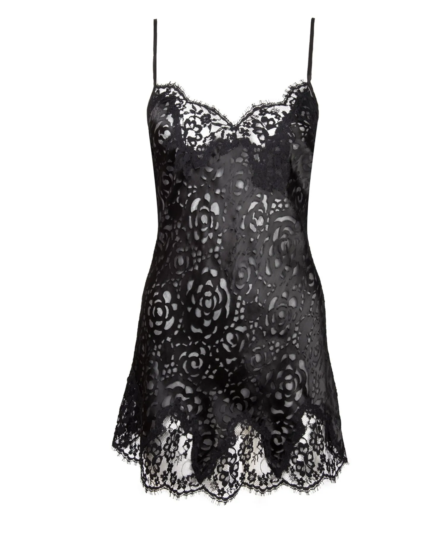 Dressing Floral Black Babydoll