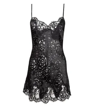 Dressing Floral Black Babydoll