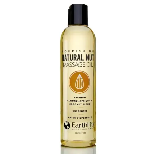 Earthlite Natural Nut Massage Oil, 8 oz Bottle