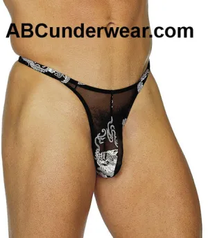 Elegant Sheer Dragon Thong for a Sensual and Sophisticated Appeal