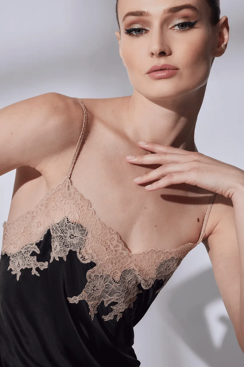 Enchant Lace Trim Chemise