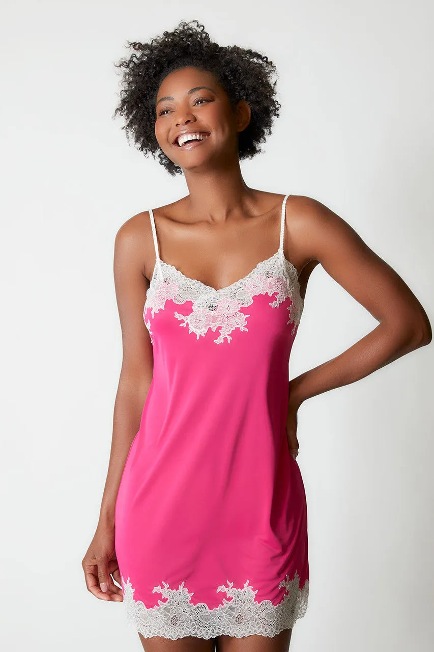 Enchant Lace Trim Chemise