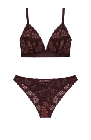 Gina Padded Wireless Bralette and Brief Set