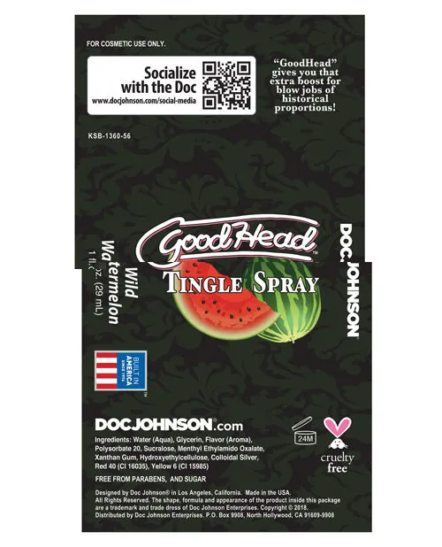 Good Head Flavored Tingle Spray