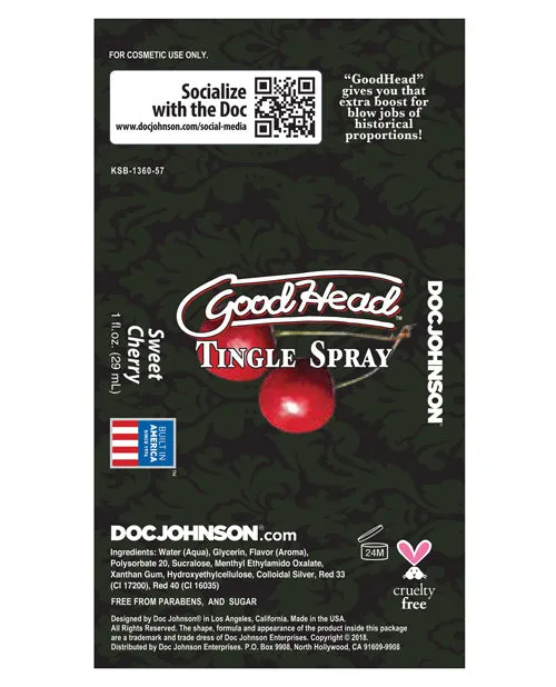 Good Head Flavored Tingle Spray