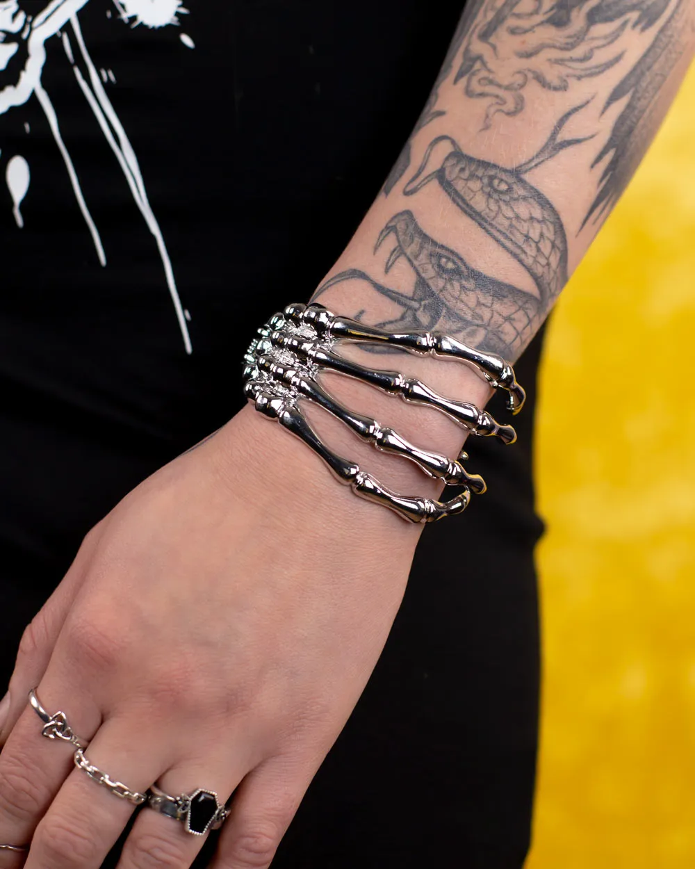 Grave Keeper Cuff - Silver