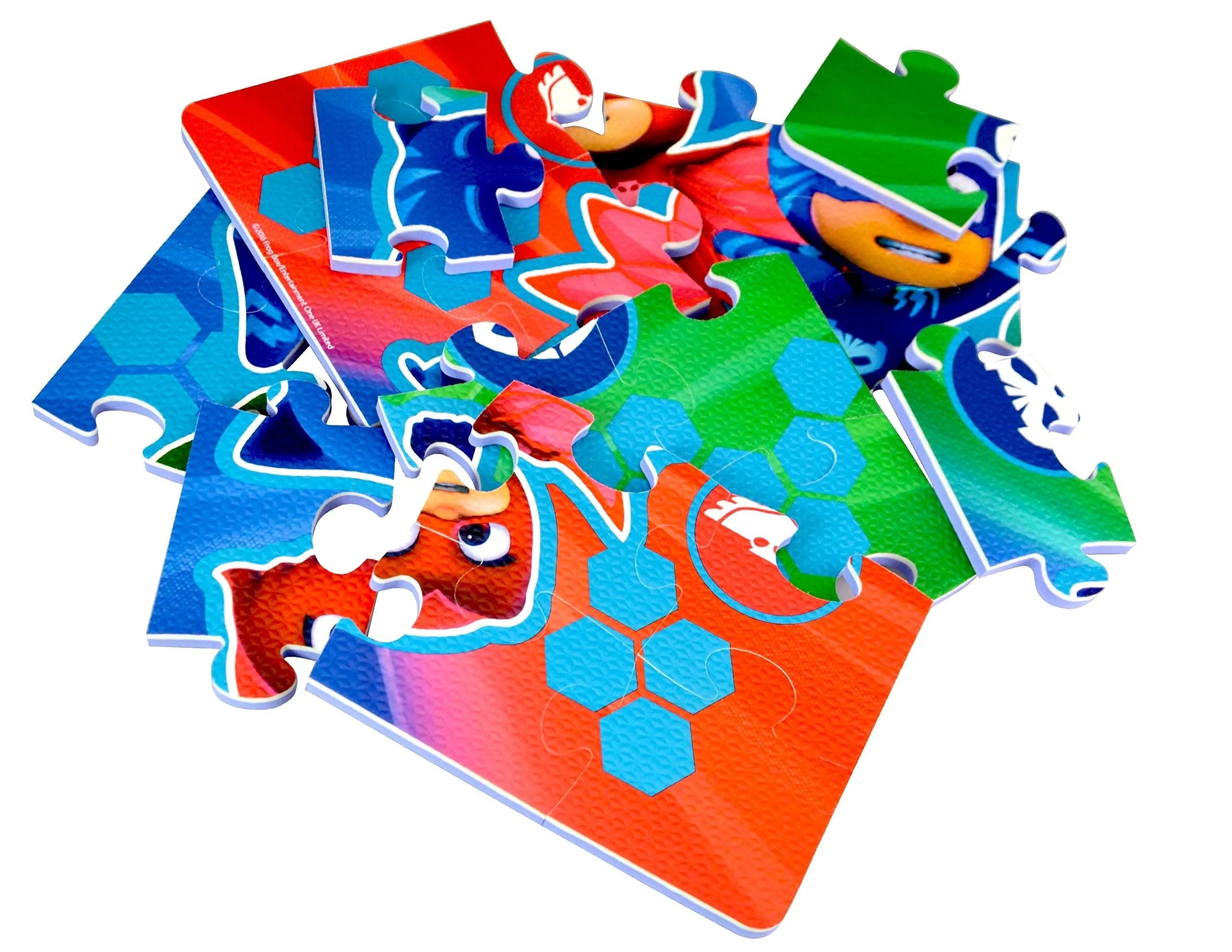 HeroQuest Foam Puzzle Adventure - 25 Pieces of PJ Masks Fun for Young Superheroes