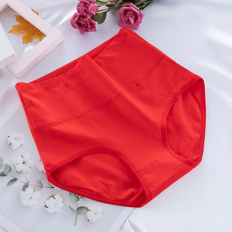 High Waist Cotton Panties and Full Brief Panties for Women (Pack of 10)