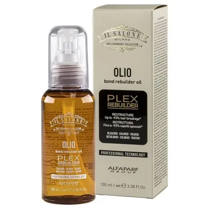 Il Salone Milano Professional Plex Rebuilder Keratin hair oil for bleached hair dyed and processed hair 3, 38 fl.  Oz.  Il Salone Milano The Legendary