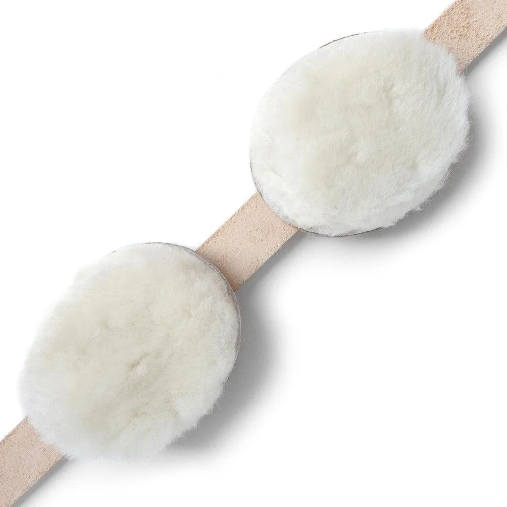 Institutional Sheepskin-Lined Aviator Blindfold