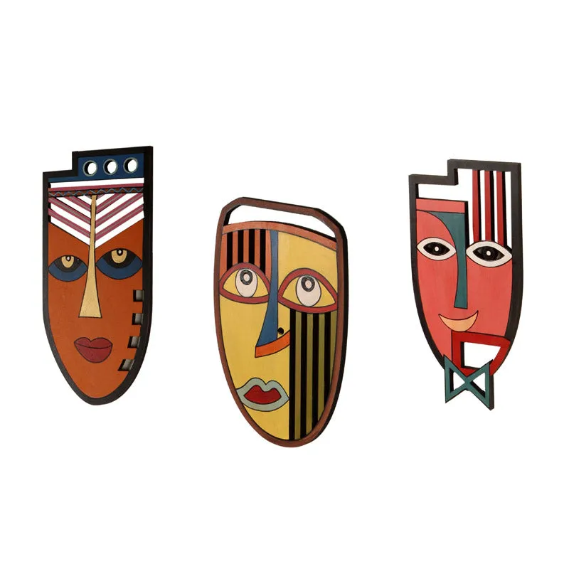 Kanika Mask Wall Accent - Set of Three
