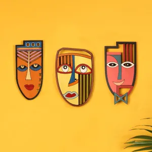 Kanika Mask Wall Accent - Set of Three
