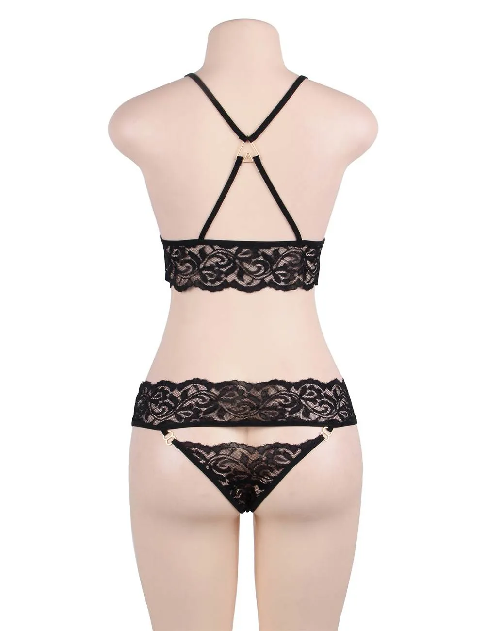 Lace Surrender Control Bra Set