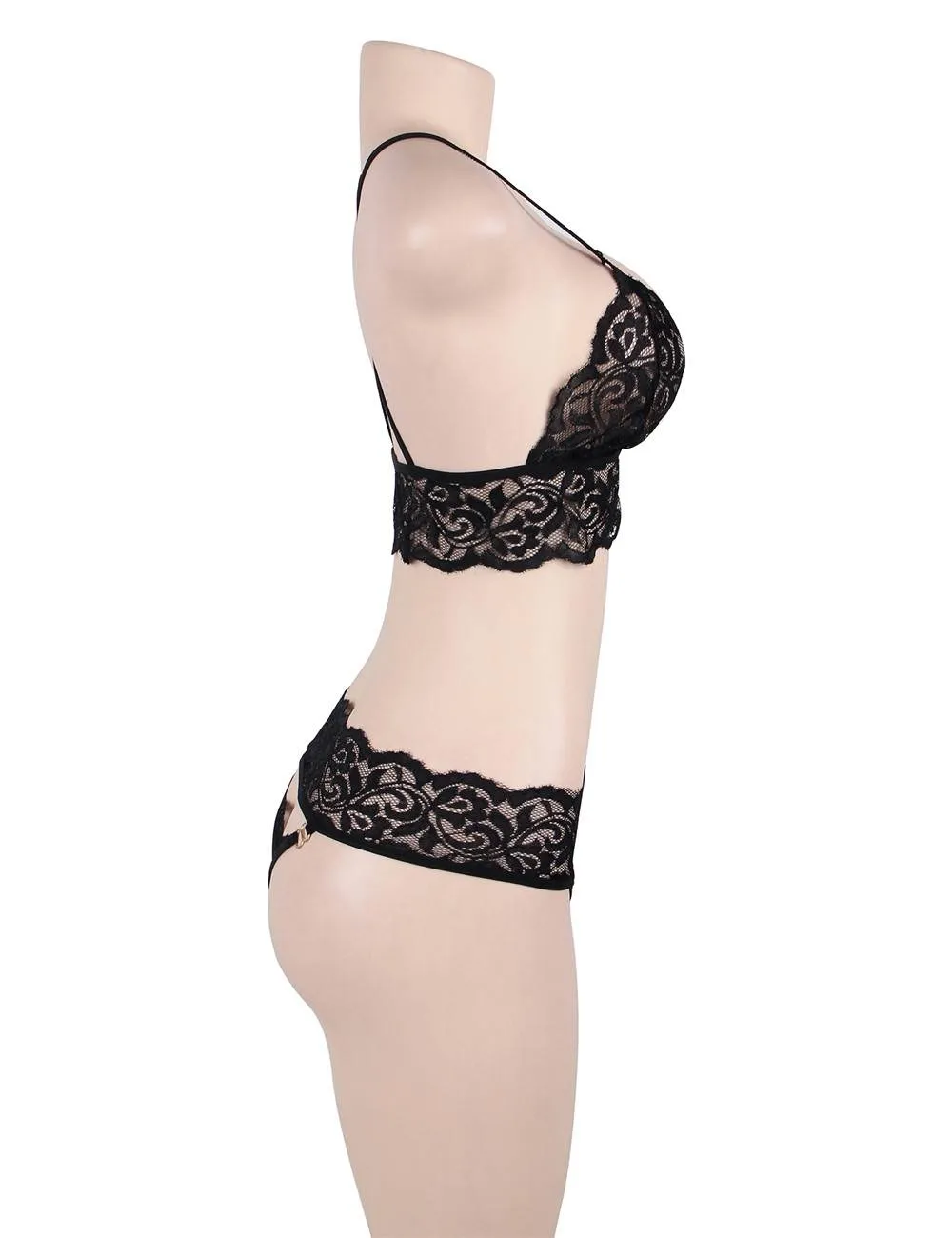 Lace Surrender Control Bra Set