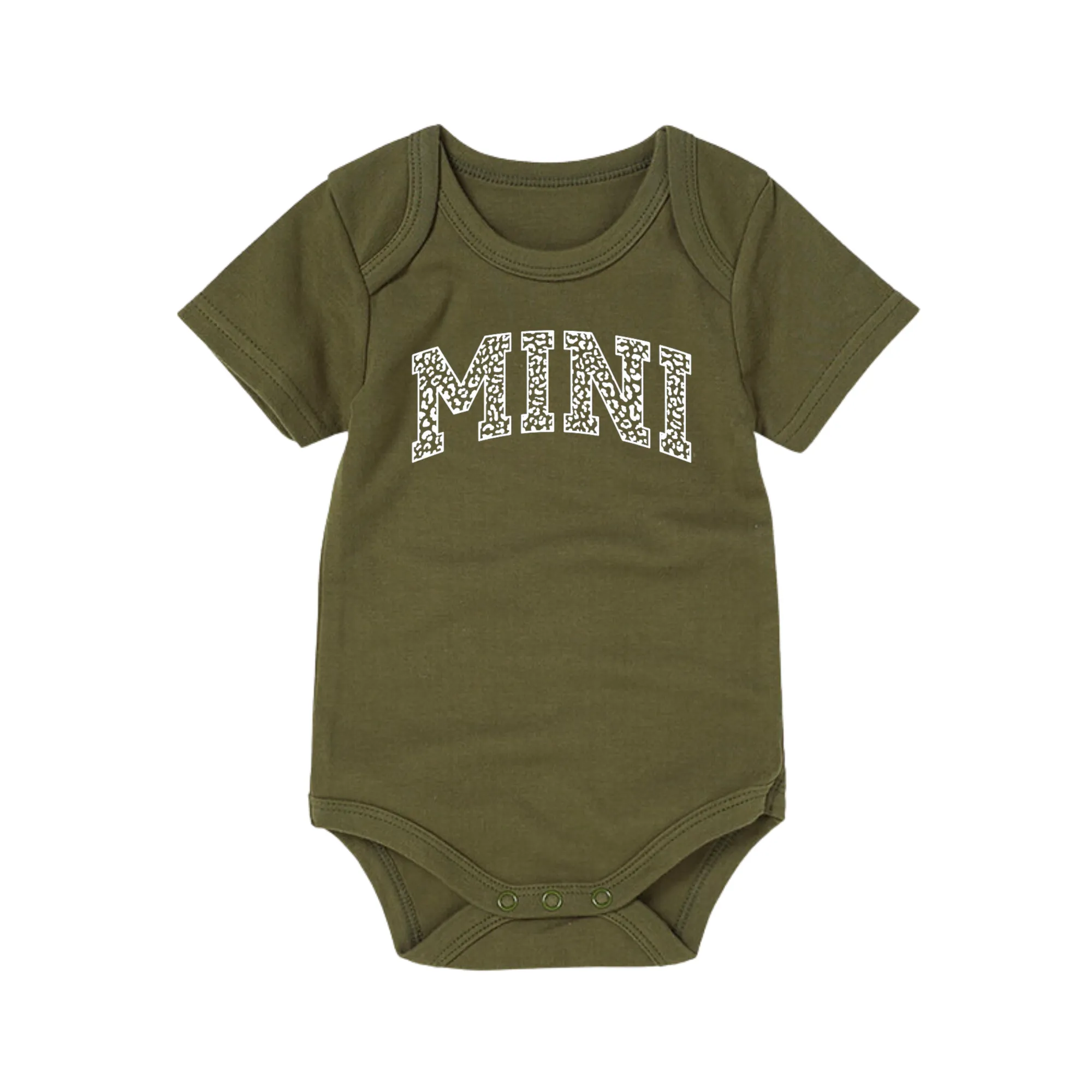 Leopard Mini Organic Bodysuit