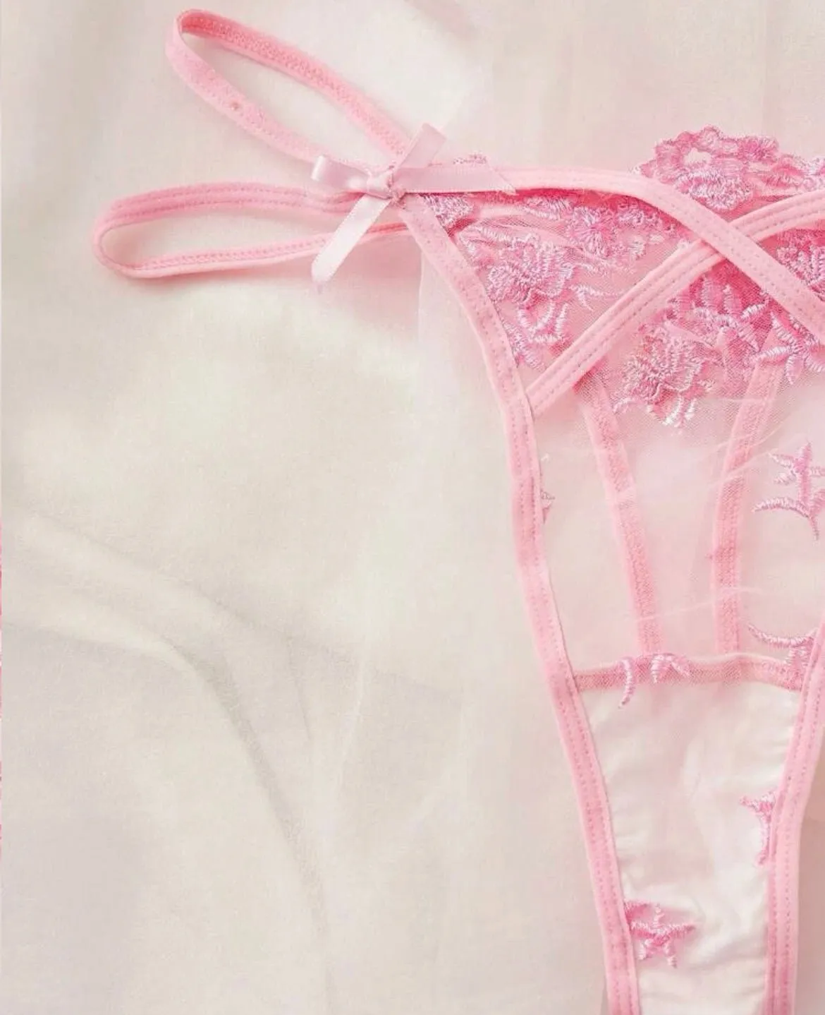Lingerie Set Babydoll Pink