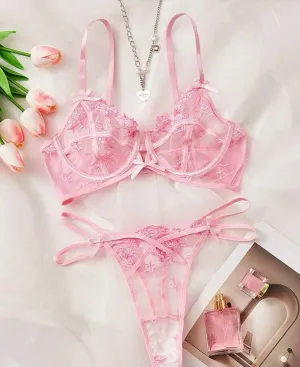 Lingerie Set Babydoll Pink