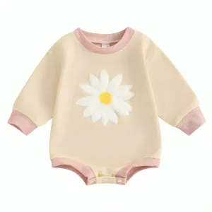 Long Sleeve Daisy Baby Bodysuit