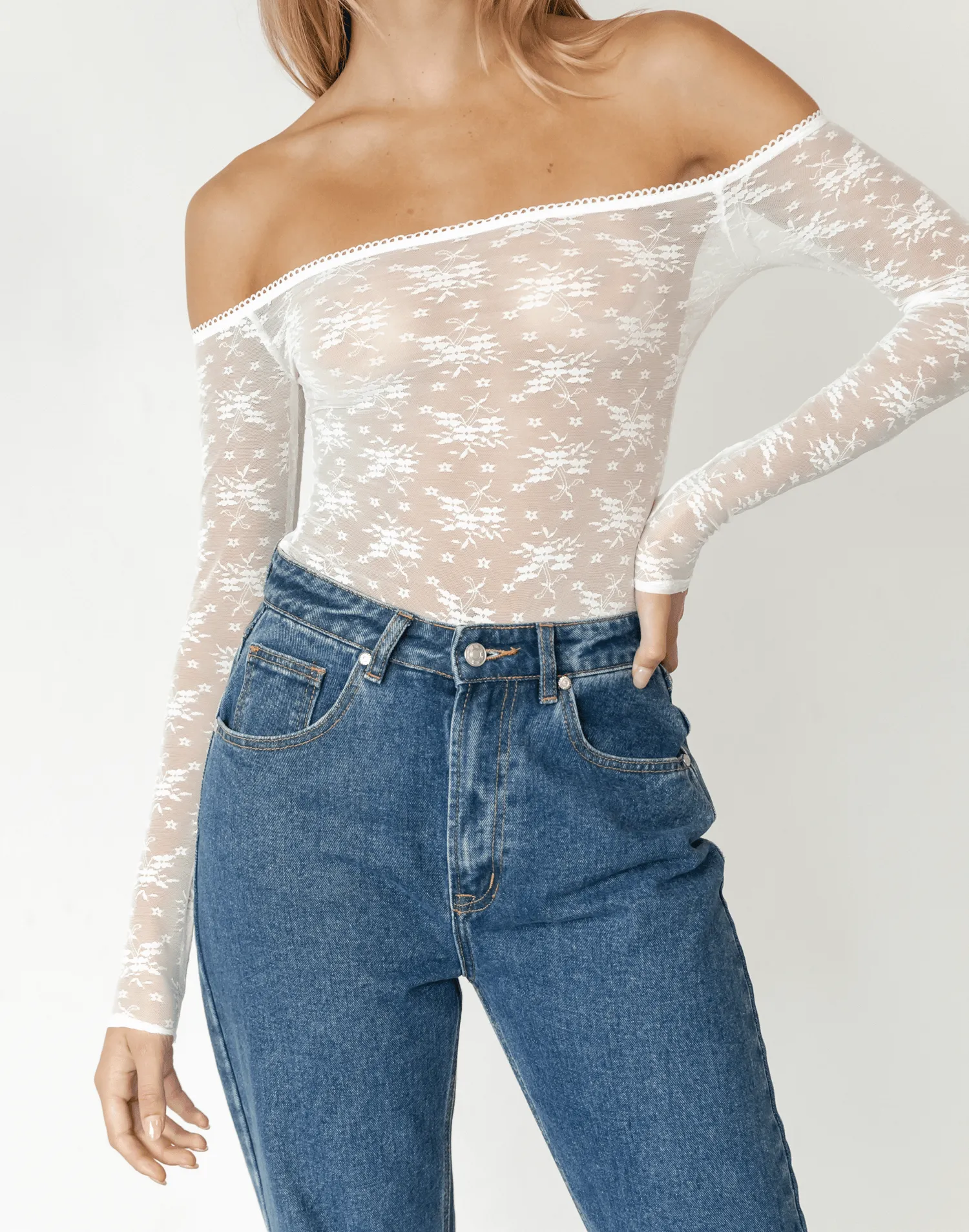 Mademoiselle Bodysuit (Porcelain) - By Lioness
