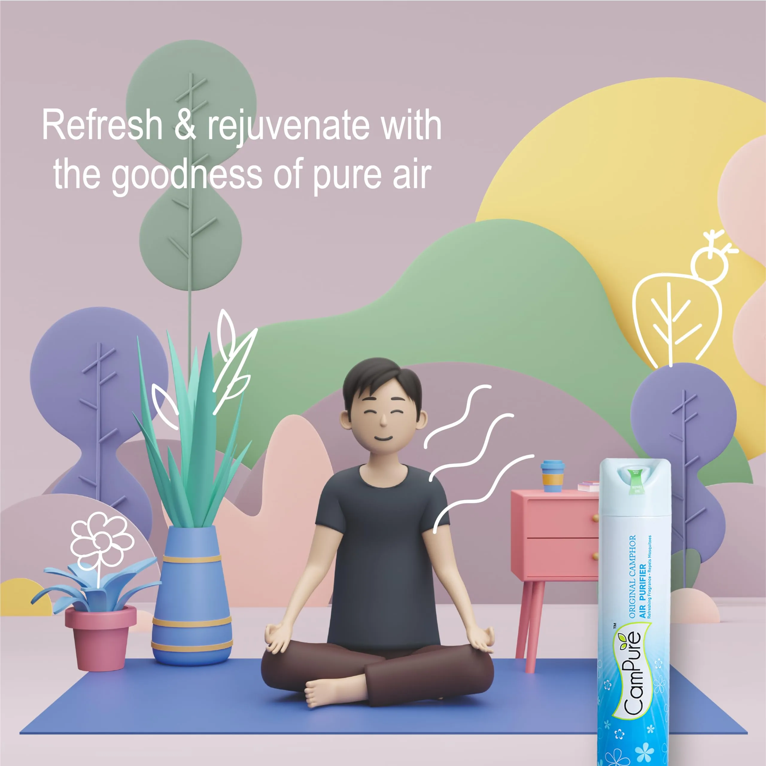 MANGALAM CamPure Air Purifier - Pack of 2