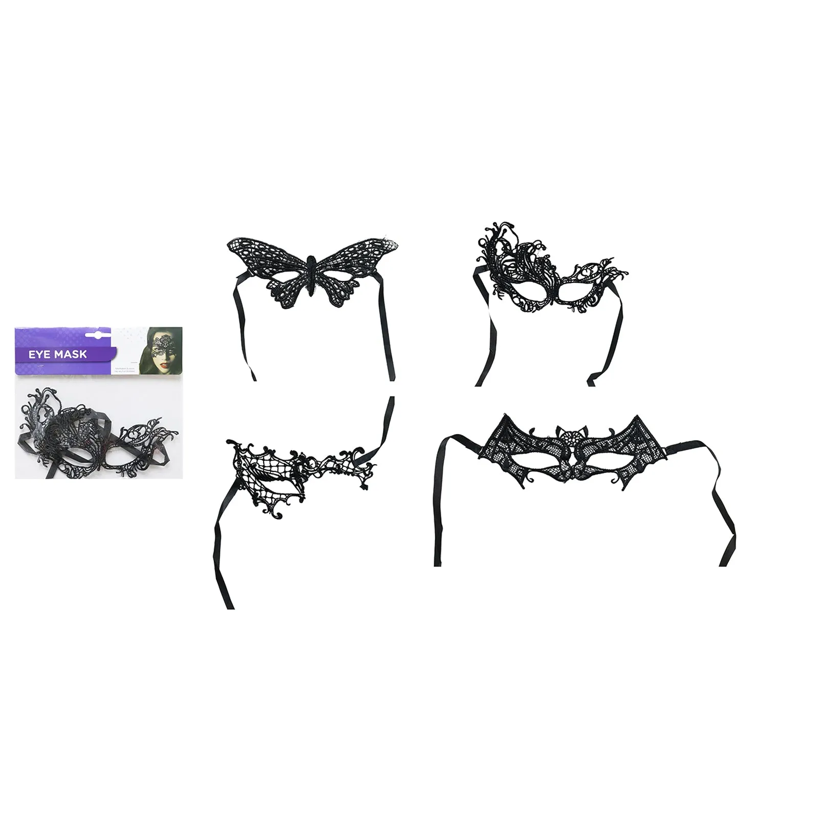 Masquerade Lace Mask - Assorted