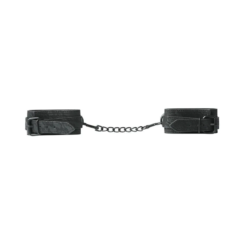 Midnight Lace Cuffs Black