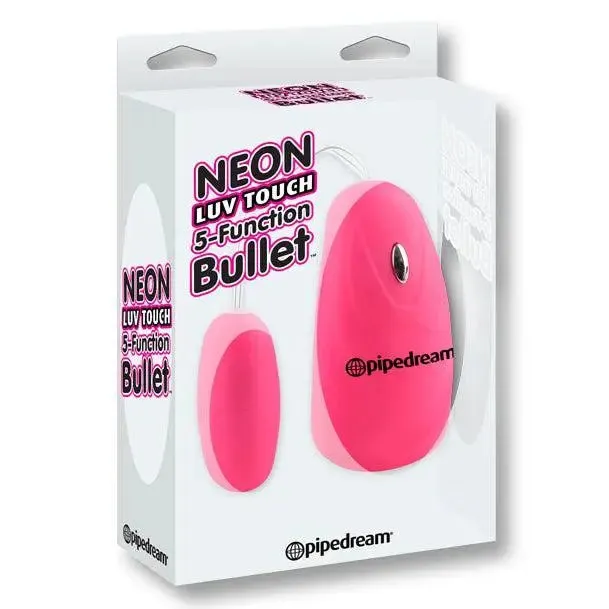 Neon Luv Touch 5 Function Bullet - Pink