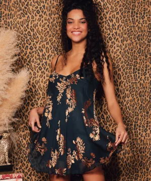 Plume Silk Babydoll