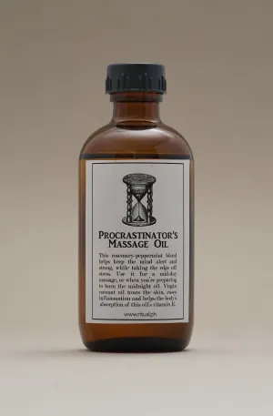 PROCRASTINATOR'S MASSAGE OIL