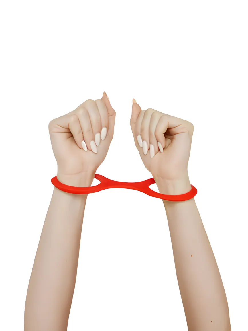 Quickie Cuffs Large Red Ankle Or Wrist Cuffs