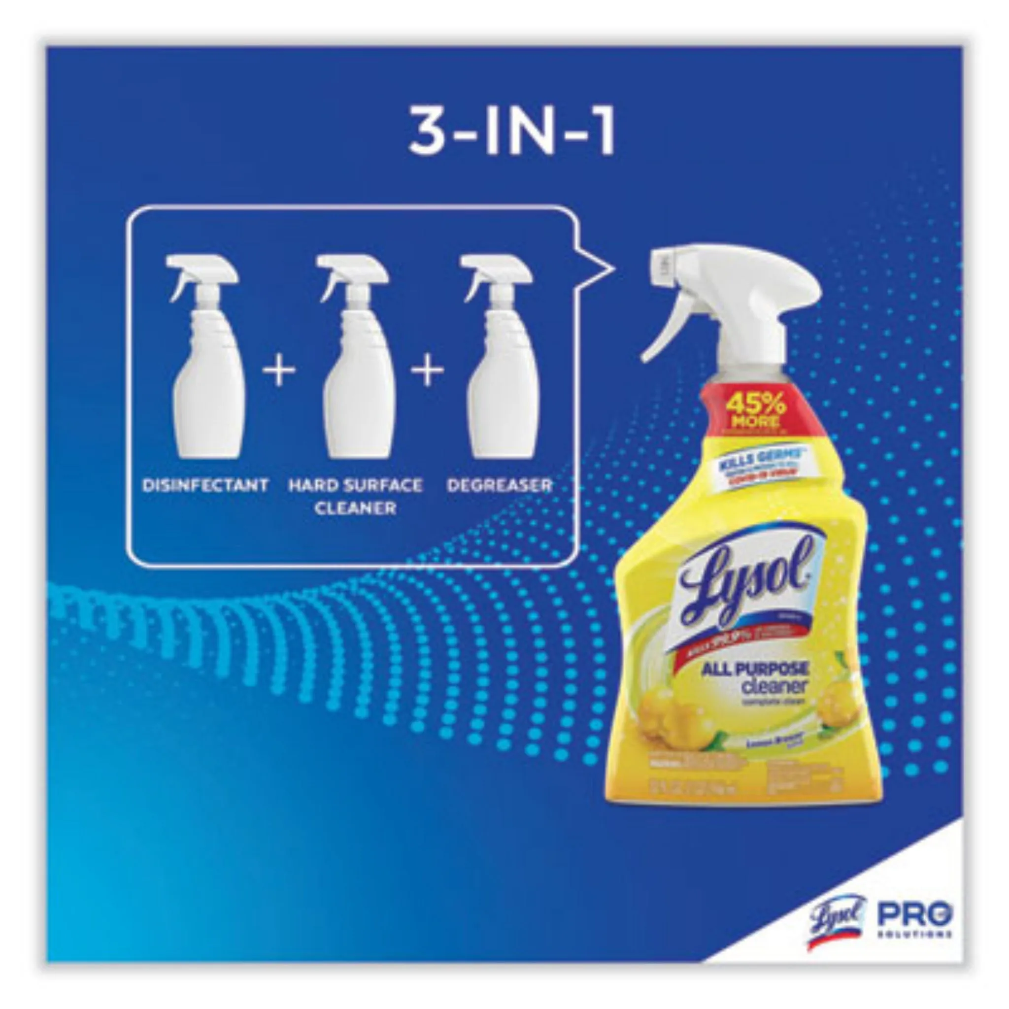 RECKITT BENCKISER RAC75352CT Ready-To-Use All-Purpose Cleaner, Lemon Breeze, 32 Oz Spray Bottle, Carton of 12
