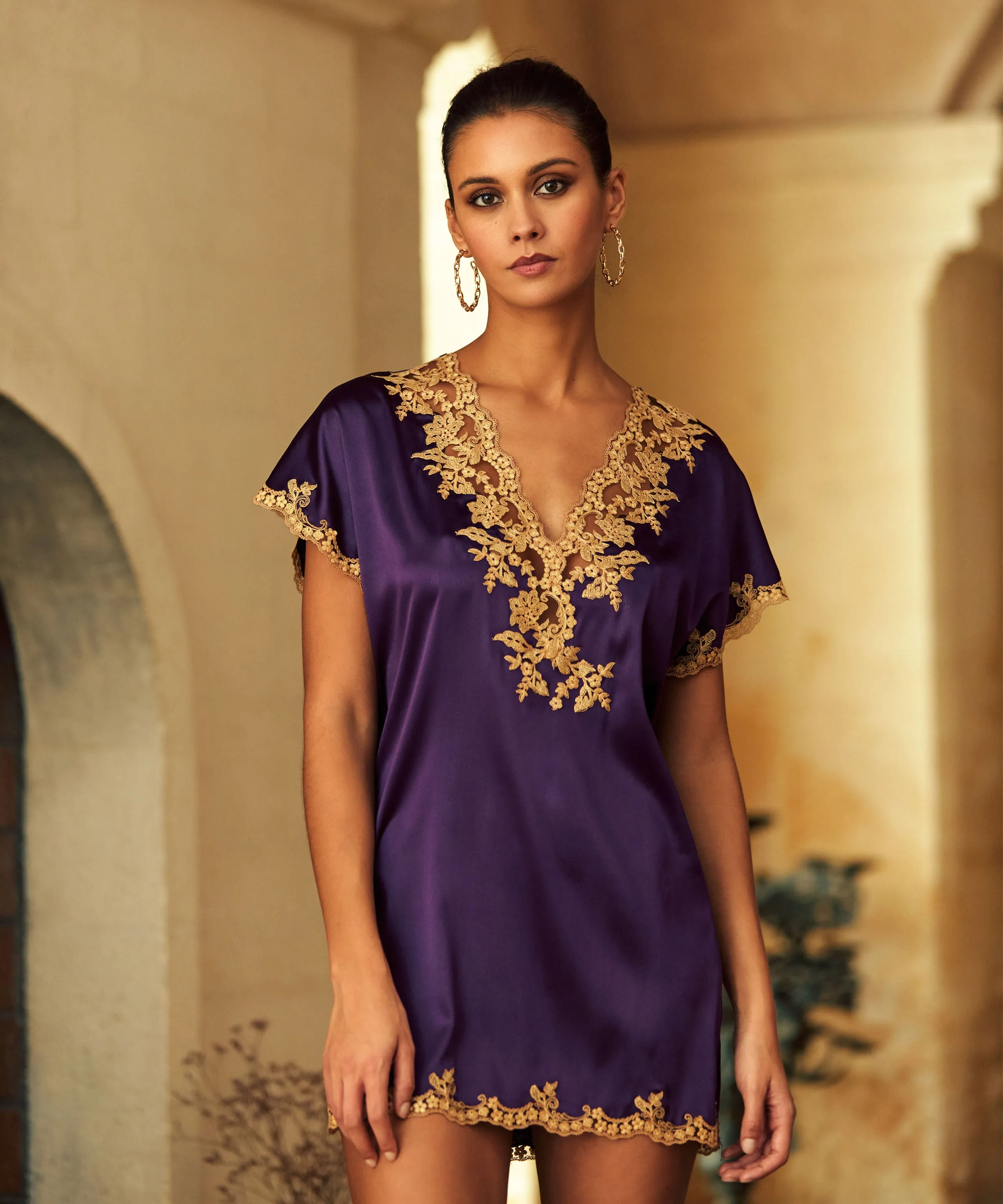 Reine Nightdress Purple