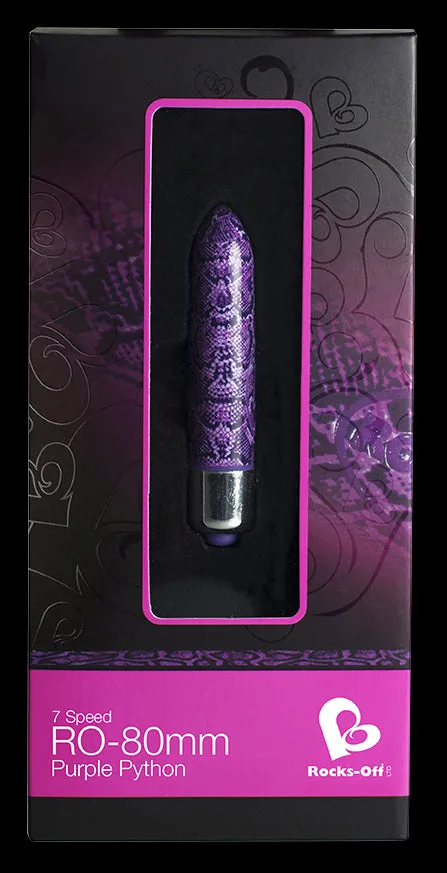 Ro 80mm Purple Python Bullet Vibrator
