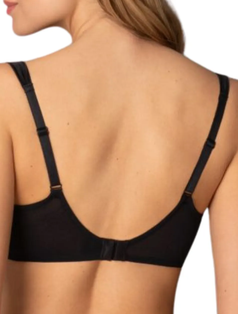 Rosa Faia Antonia Underwired Balconette Bra, Black | Rosa Faia Antonia Balconette Bra | Padded Balconette