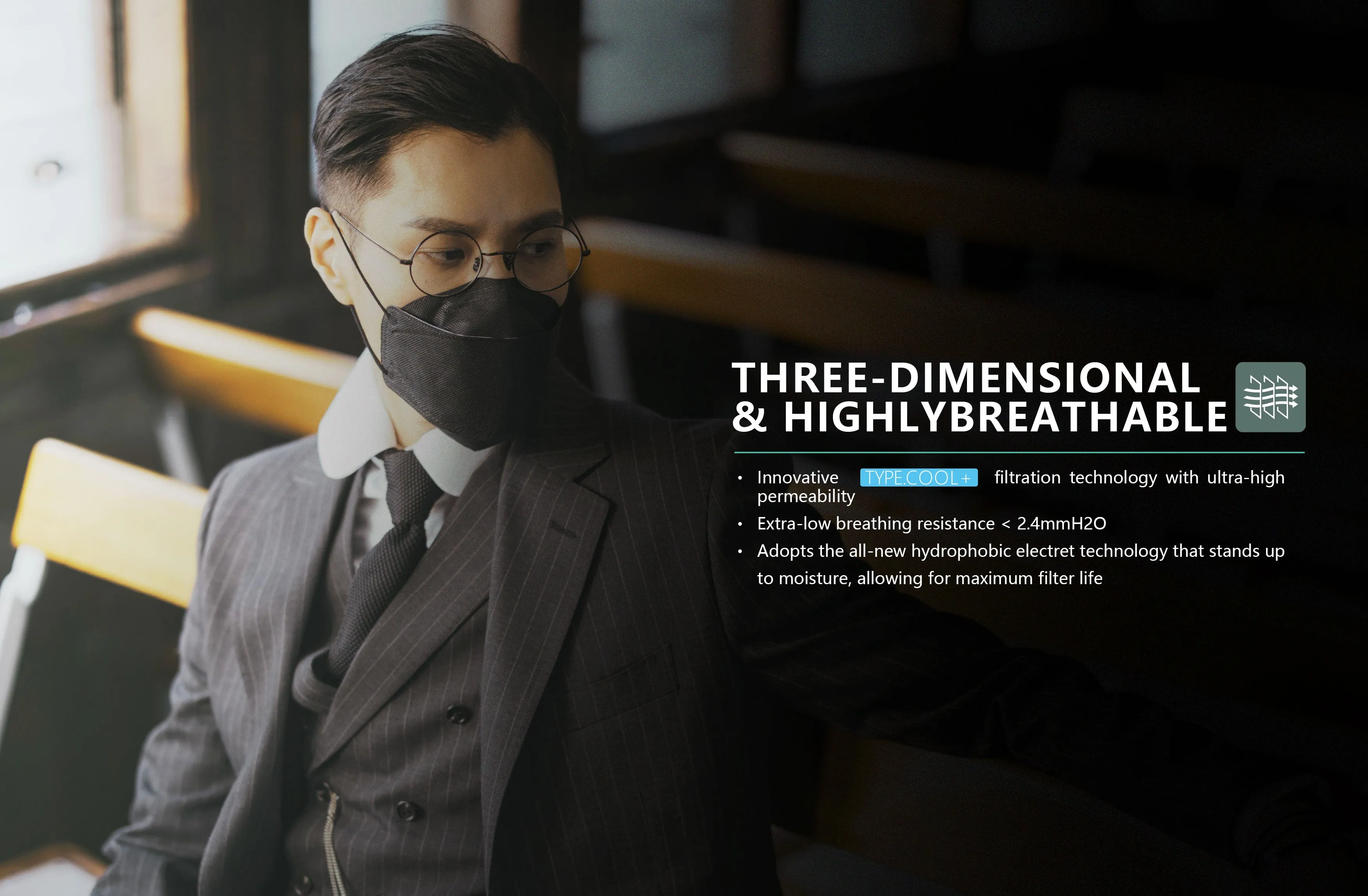 SAVEWO 3DMASK Kuro Collection - Darksoul Black