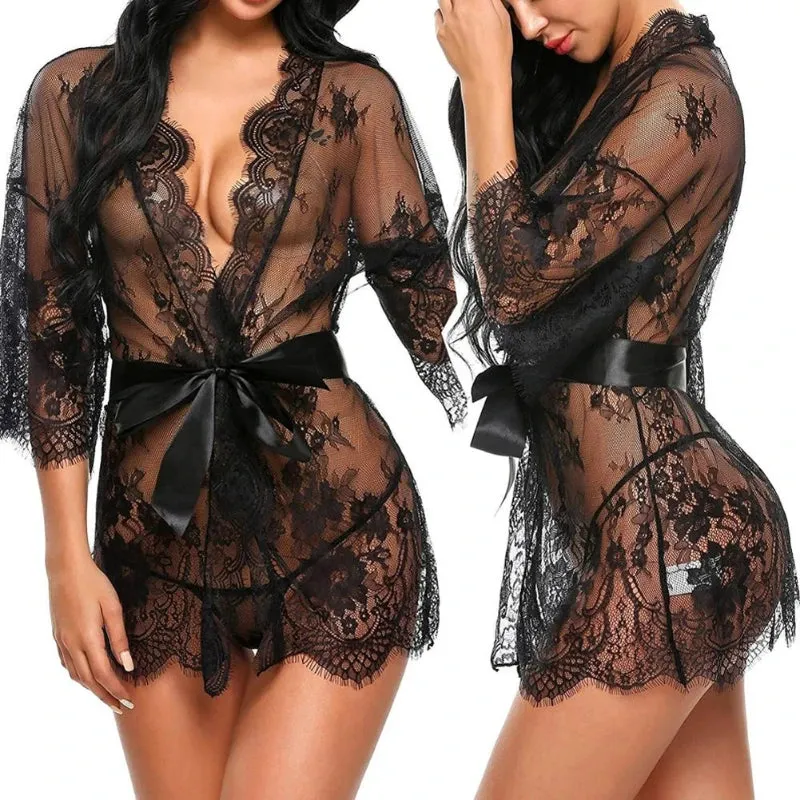 Seductive Voile Babydoll Lingerie – Exotic Sleepwear
Unveil Your Sensual Side