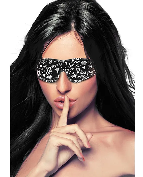 Shots Ouch Love Street Art Fashion Printed Eye Mask